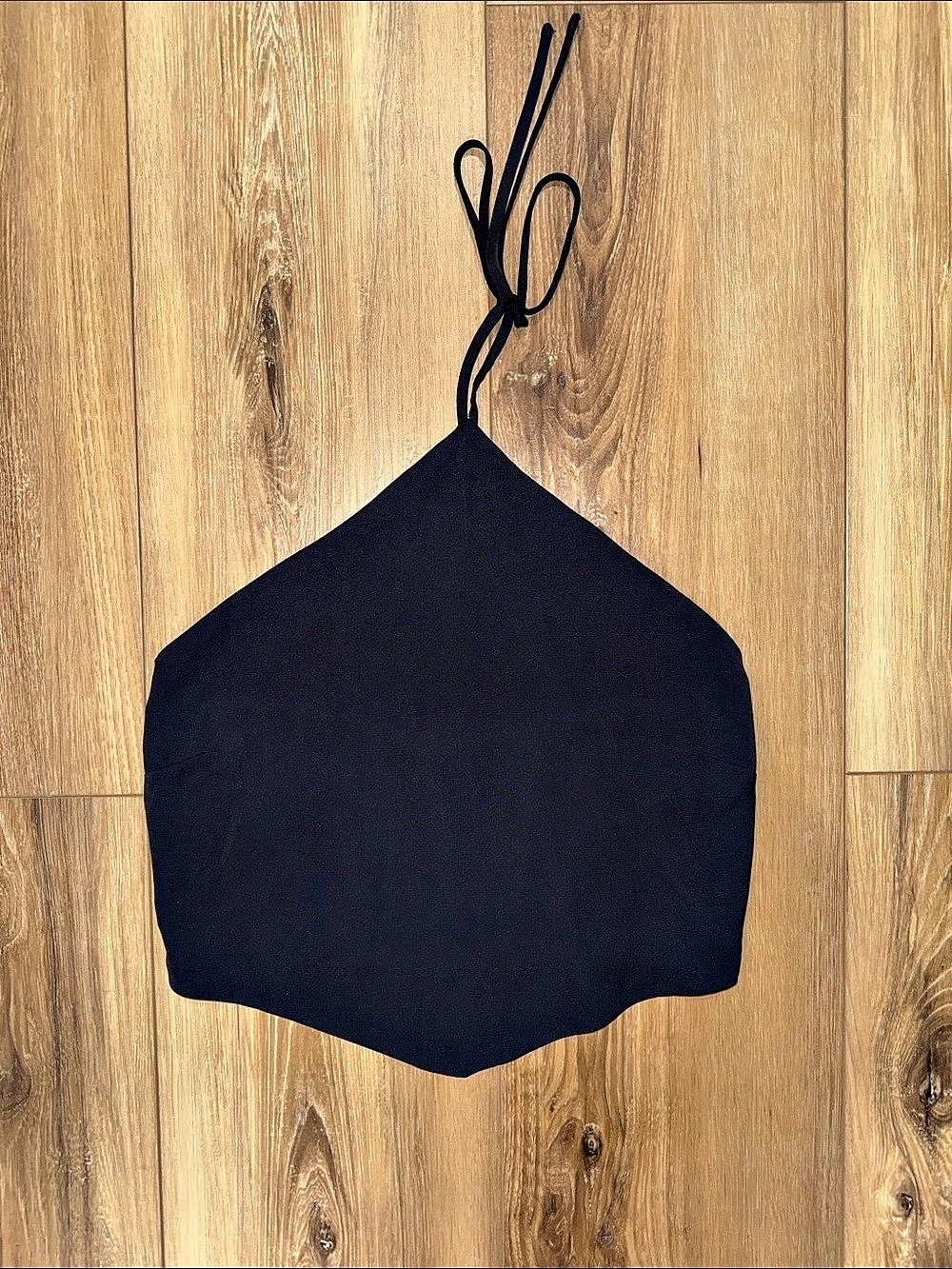 Abercrombie & Fitch Black Crop Top Size Large